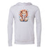 Cartoon lion Bella canvas hoodie 3719